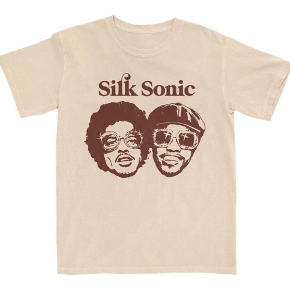 Silk Sonic 2 Face Gift For Fan T Shirt 90